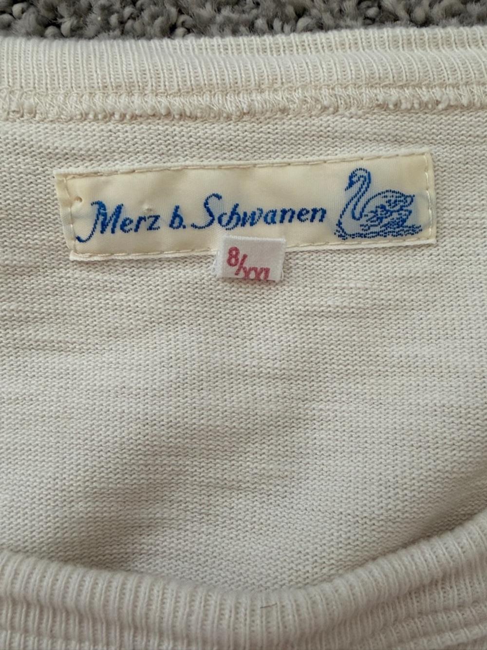 Merz b. Schwanen Super Duper Heavyweight T-Shirt - 11oz Natural - 2S14.02 XXL